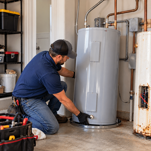 Electric Water Heater Replacement & Installation
